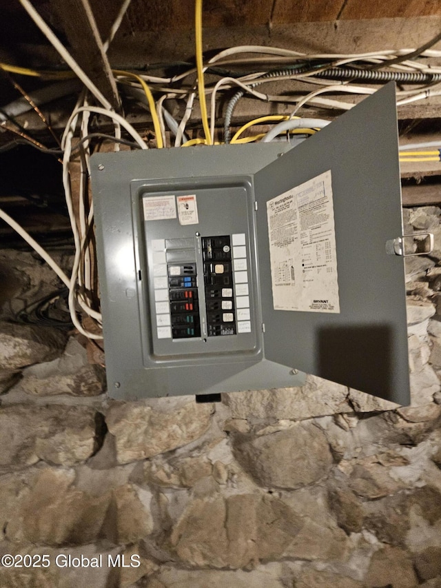 utilities with electric panel