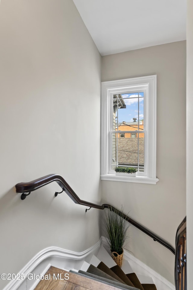 view of stairs