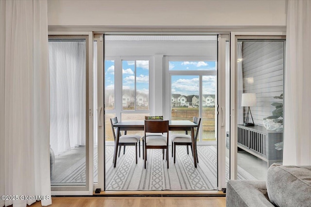 53 Wardley Cir, Colonie, NY 12047 - dining space with wood finished floors