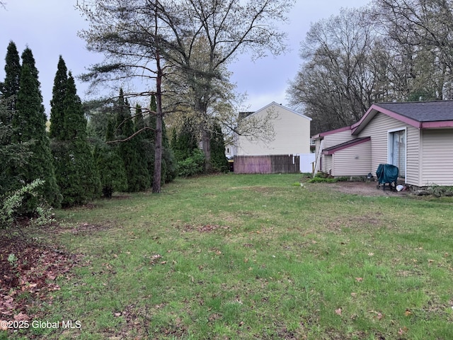 view of yard