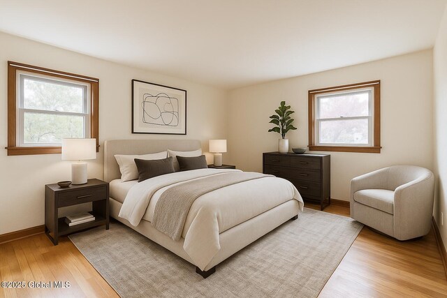 27 Patricia Ln, Saratoga Springs, Inside, NY 12866 - bedroom featuring light wood-style flooring, multiple windows, and baseboards