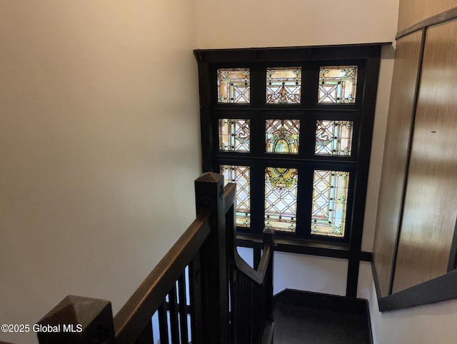 view of staircase