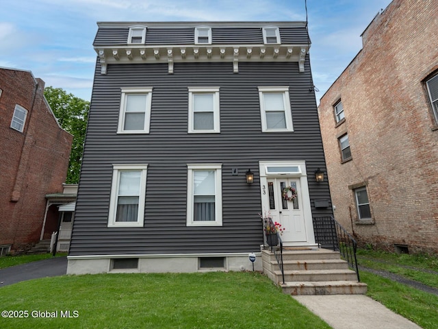 33 Broadway, Rensselaer, NY 12144 - second empire-style home featuring a front yard
