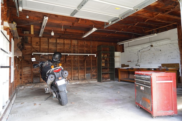 6222 Rte 9n, Hadley, NY 12835 - garage featuring a workshop area