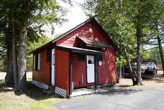 6222 Rte 9n, Hadley, NY 12835 - view of outdoor structure featuring an outbuilding