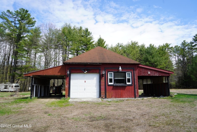 6222 Rte 9n, Hadley, NY 12835 - garage featuring a garage