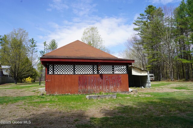 6222 Rte 9n, Hadley, NY 12835 - view of home's exterior with a lawn