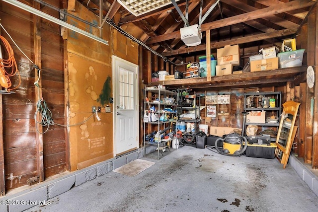 view of storage