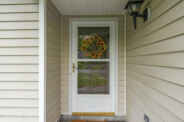 view of property entrance