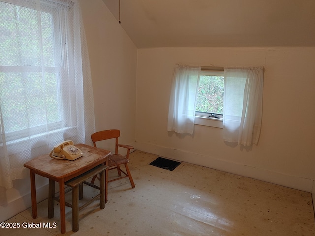 interior space with baseboards