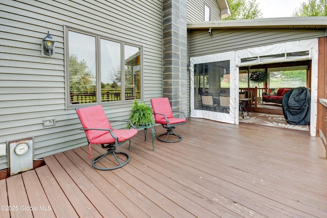 506 Nellis Rd, Palatine, NY 13339 - view of wooden deck