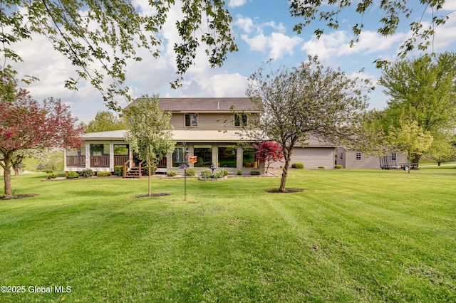 506 Nellis Rd, Palatine, NY 13339 - back of house with a yard
