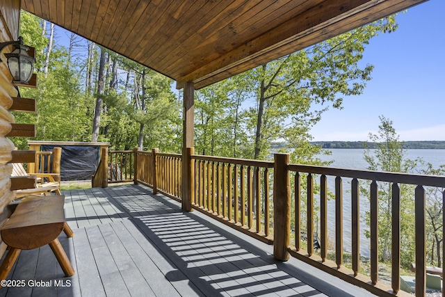 89 Captains Cv, Crown Point, NY 12928 - deck featuring a water view