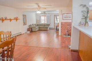 living room featuring wood finished floors