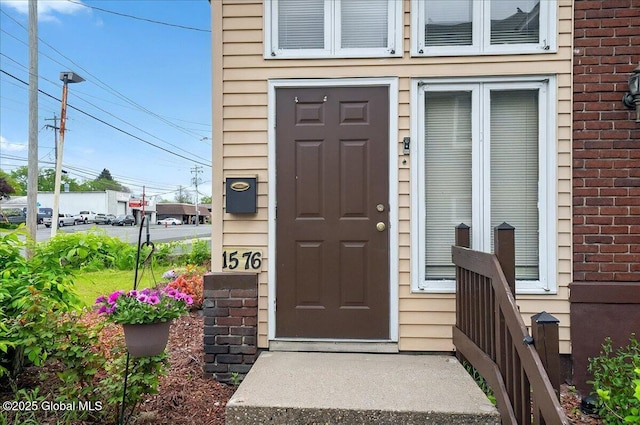 1576 State St, Schenectady, NY 12304 - entrance to property with brick siding