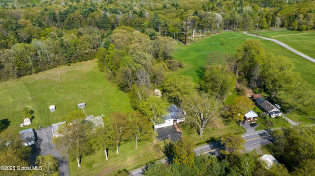 188 Fort Edward Rd, Moreau, NY 12828 - aerial view of property's location featuring a heavily wooded area