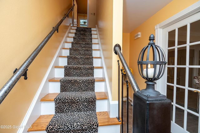 view of staircase