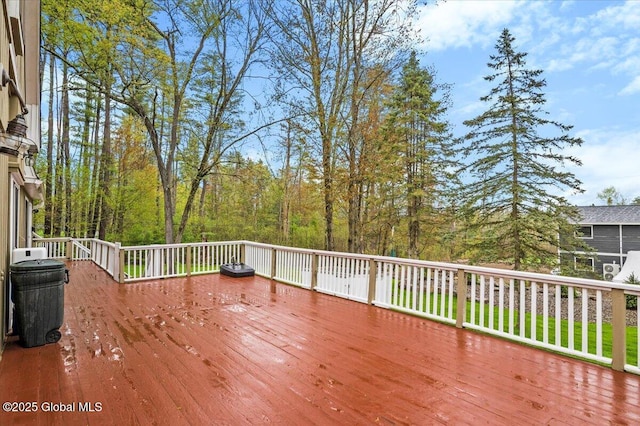 11 Cotton Ct, Bolton, NY 12824 - view of wooden deck