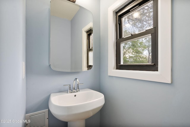 1108 Cutler St, Schenectady, NY 12303 - bathroom with visible vents and a sink