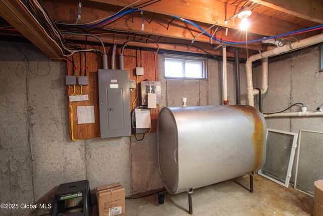 utilities featuring heating fuel and electric panel