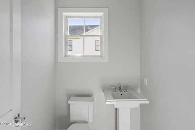 bathroom with toilet