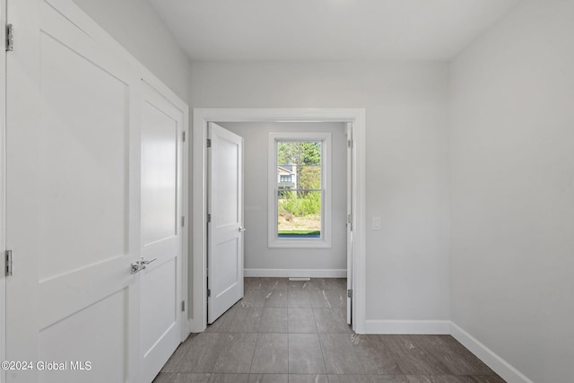 hall with baseboards