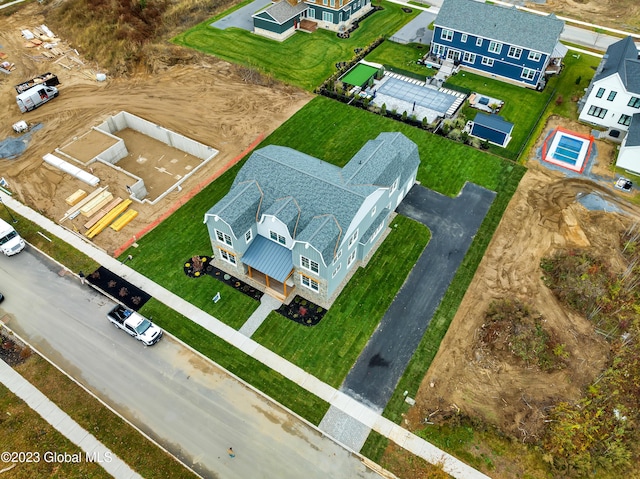 drone / aerial view