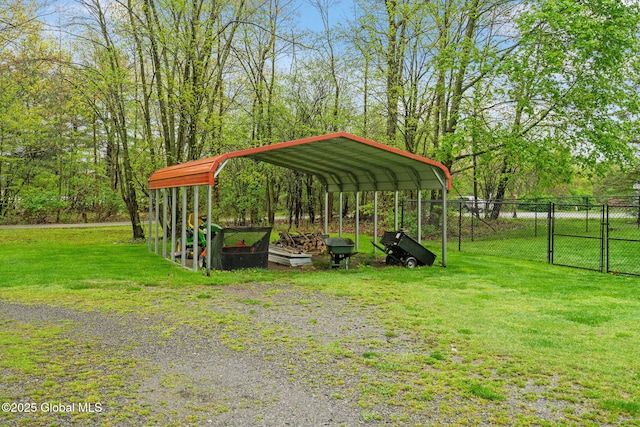 228 Maura Ln, Glenville, NY 12302 - view of home's community with a carport and a gate