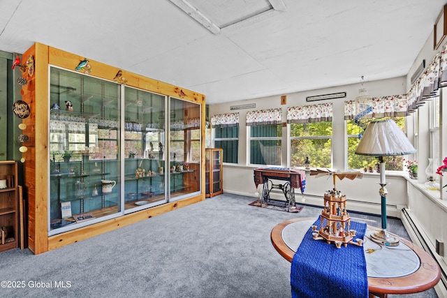 28 Buyce Cross, Thurman, NY 12810 - sunroom / solarium featuring healthy amount of natural light and a baseboard radiator