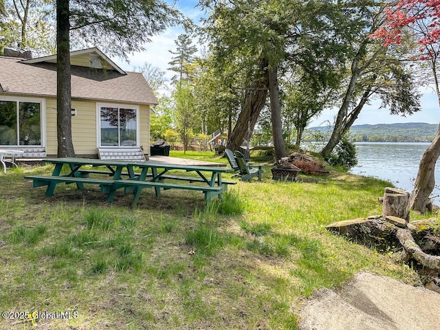 233 Cleverdale Rd, Queensbury, NY 12804 - view of yard with a water view
