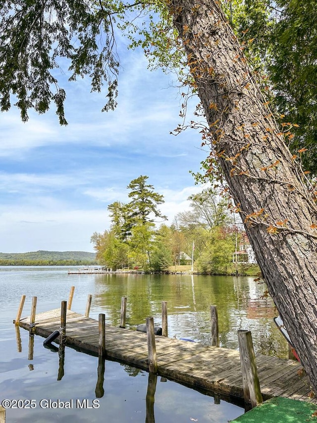 233 Cleverdale Rd, Queensbury, NY 12804 - dock featuring a water view