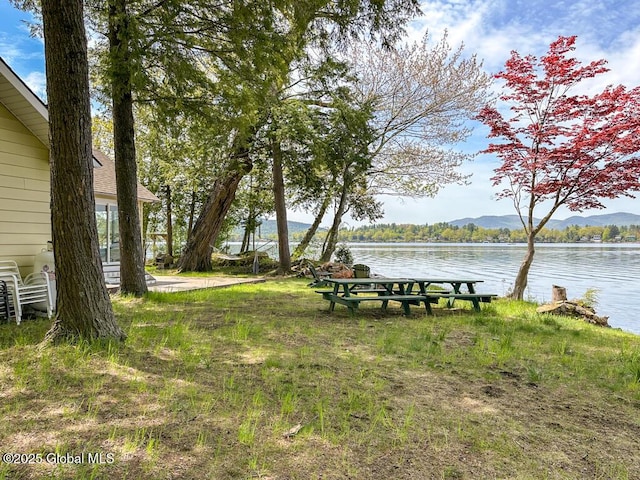 233 Cleverdale Rd, Queensbury, NY 12804 - view of yard with a water view