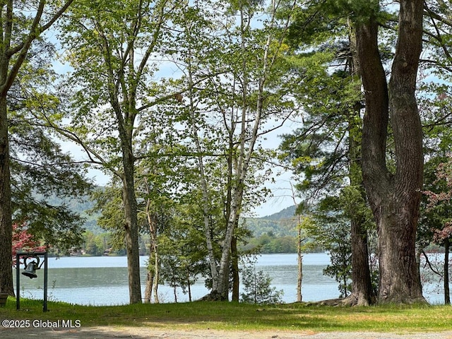 233 Cleverdale Rd, Queensbury, NY 12804 - water view featuring a mountain backdrop