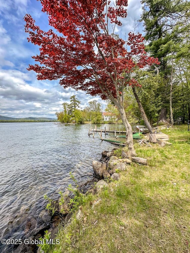 233 Cleverdale Rd, Queensbury, NY 12804 - dock area with a water view