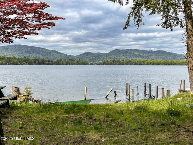 233 Cleverdale Rd, Queensbury, NY 12804 - water view with a mountain backdrop