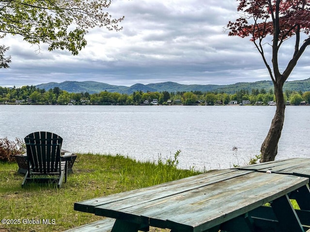 233 Cleverdale Rd, Queensbury, NY 12804 - water view featuring a mountainous background