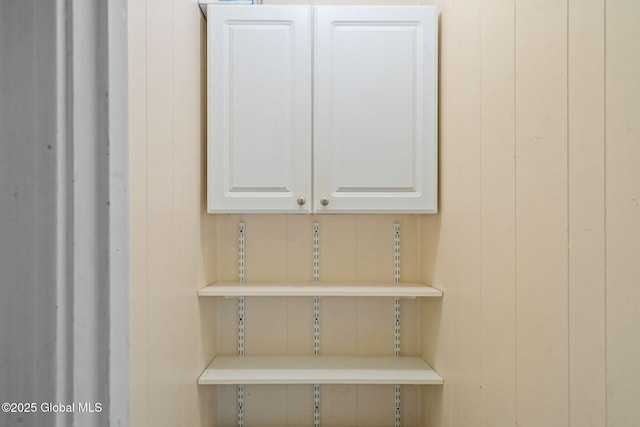 detailed view of wood walls