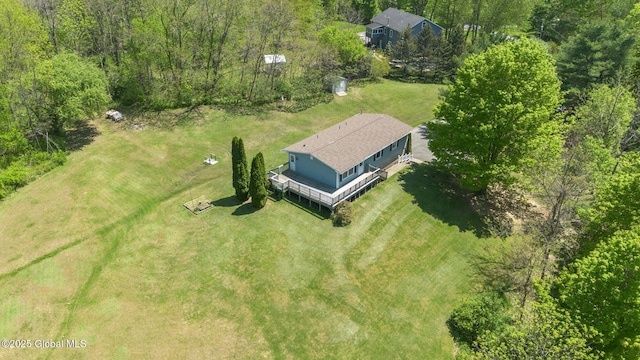 view from above of property