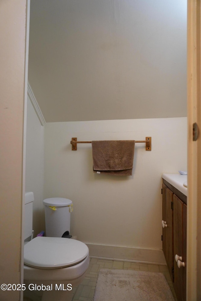 31 Thomas Ave, Hudson Falls, NY 12839 - half bathroom featuring vanity and toilet
