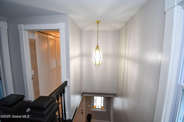 view of stairs