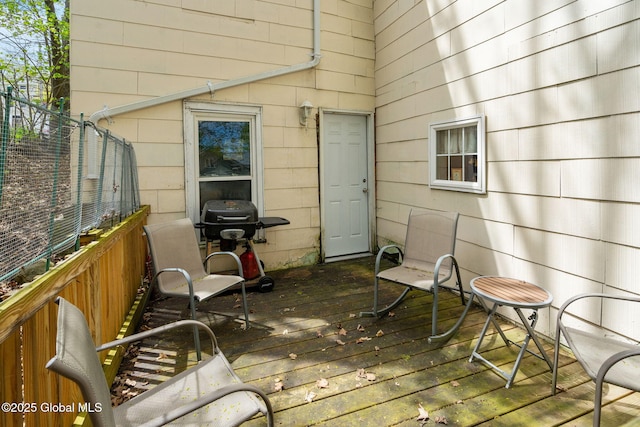 99 Otsego St, Canajoharie, NY 13317 - deck with a grill