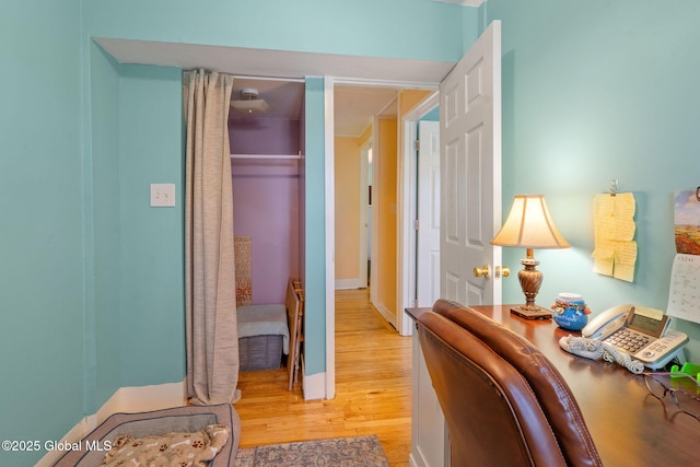 99 Otsego St, Canajoharie, NY 13317 - corridor with light wood-style floors and baseboards