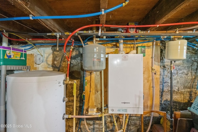 99 Otsego St, Canajoharie, NY 13317 - utility room featuring water heater