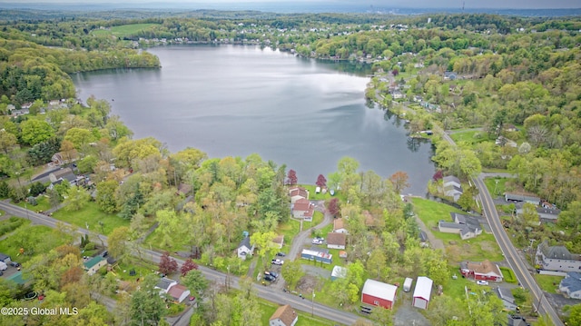 17-19 Smith Ct, North Greenbush, NY 12198 - view of property location featuring a nearby body of water and a forest