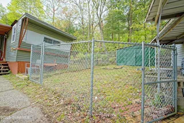 17-19 Smith Ct, North Greenbush, NY 12198 - view of yard featuring a gate