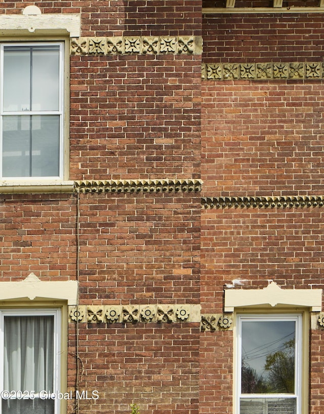 details with brick siding
