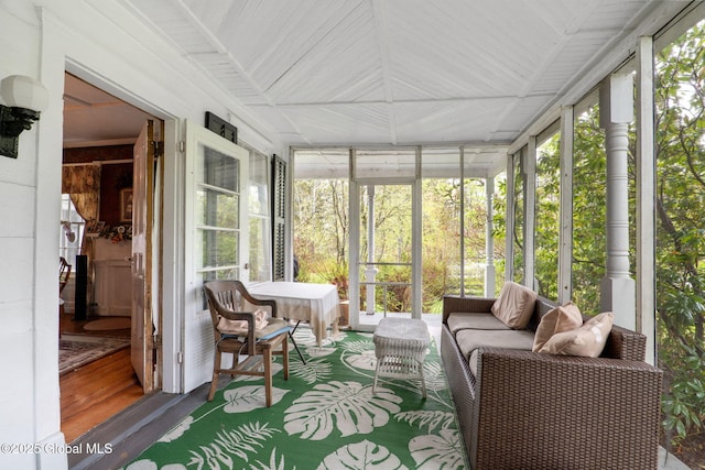 12098 Duanesburg Rd, Duanesburg, NY 12053 - sunroom / solarium with an outdoor hangout area