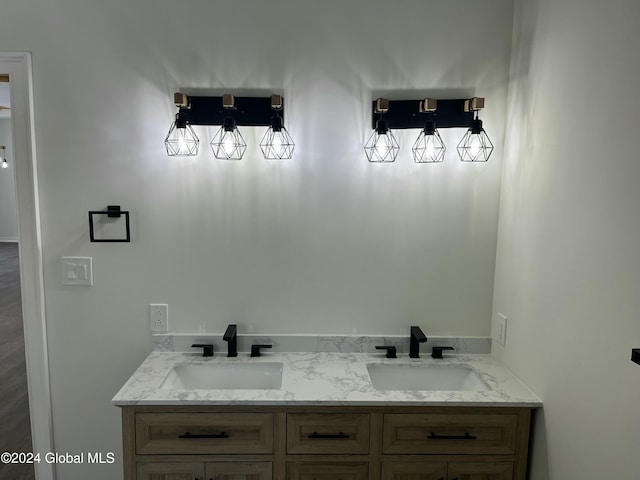 734 Groveside Rd, Pittstown, NY 12028 - bathroom featuring double vanity