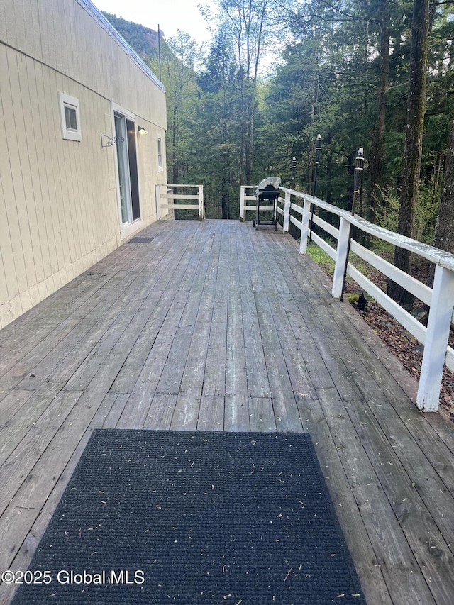 434 Old Stage Rd, Lake Luzerne, NY 12846 - view of deck