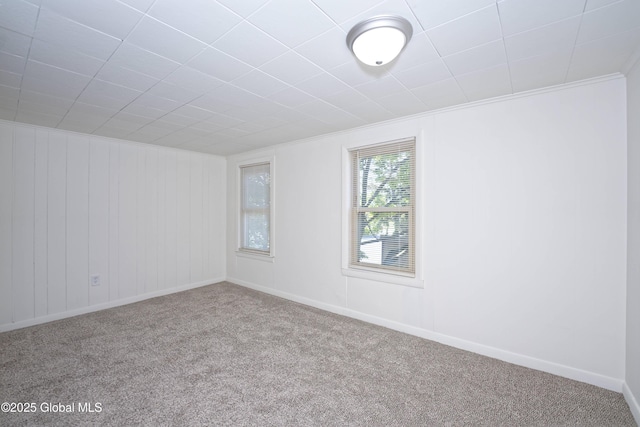 30 Andrewsville Ct, Watervliet, NY 12189 - spare room featuring carpet floors, crown molding, and baseboards
